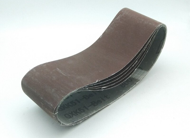 Cinta de lijado abrasiva de Metal, amoladora para lijadora de correa, 533x75mm, 5 uds., Nueva