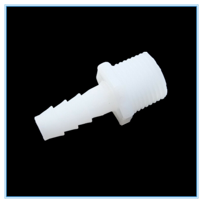 Joint pagode en plastique à filetage mâle 1/8 "1/4" 3/8 ", joint de tuyau en plastique, tube souple et dur à la tour dentaire externe