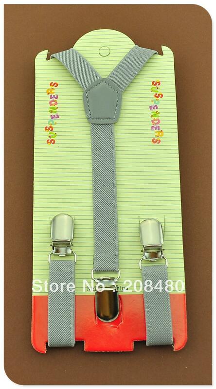 Darmowa Shipping-1.5x65cm "jasnoszary" szelki dla dzieci dzieci/chłopcy/dziewczęta szelki elastyczne szelki Slim szelki-sprzedaż hurtowa i detaliczna