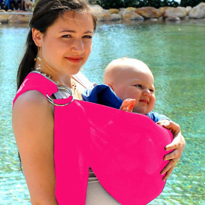 Motohood-porta-bebé com anel metálico para praia, canguru infantil