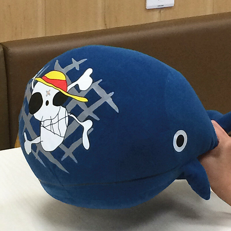 42cm wysokiej jakości moda prezent dostawa jeden kawałek Raab Laboon pluszowa lalka słomkowy kapelusz piraci znak wieloryb wyspa wypchana zabawka
