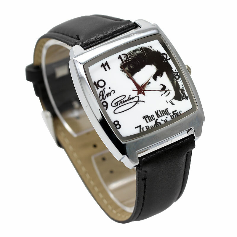 Nowy zegar skóra Quartz 3D kot kreskówkowy król unikalny duży zegar ruchu chłopiec różowa dziewczyna modna bransoletka