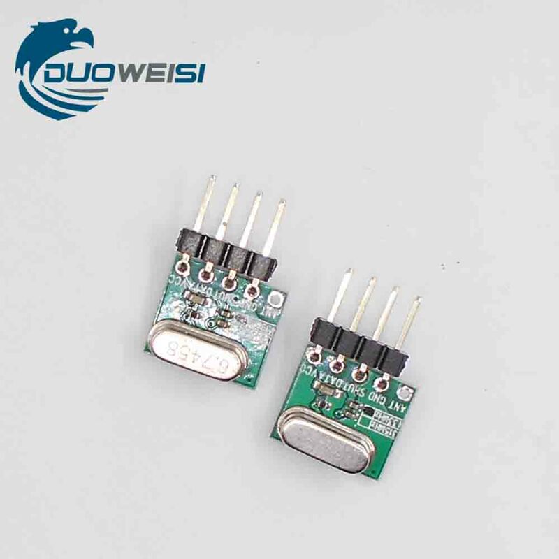 315m | 433M | ASK Wireless Superheterodyne Receiver Module | 5V | Small | OOK | Remote Control Switch | -108dBm