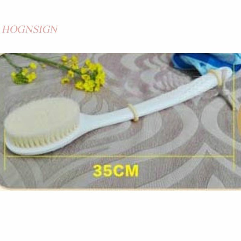 Body Massager Long Handle Curved Bath Brush Muddy Soft Hair Massage Tool Back Artifact Bathing Cleansing Care Supplies Hot Sale