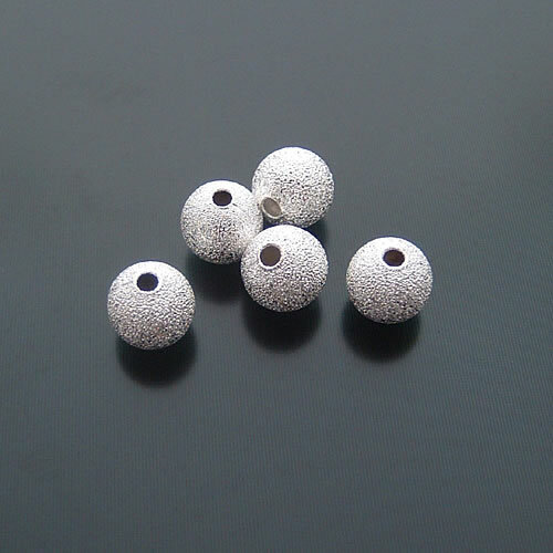 100PCS 4MM 6MM 8MM 10MM Silver Color and Gold Color Brass Metal Round Beads Matte beads Handmade Jewelry Findings Accessories