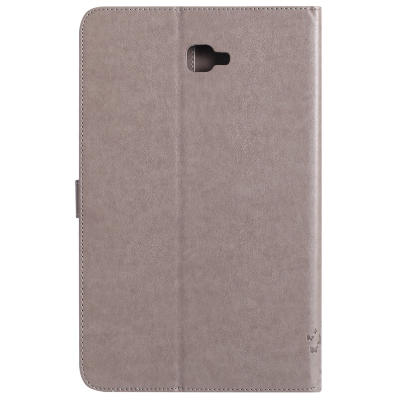 Nette Katze Baum Geprägte Leder Brieftasche Magnet Flip Tablet Fall Abdeckung Coque Funda Für Samsung Galaxy Tab A6 10,1 SM-T580 t585 2016