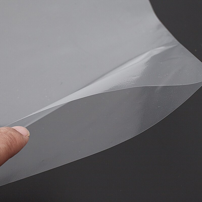 Confezione da 200 tasche perforate trasparenti A5-cartelle in plastica poli