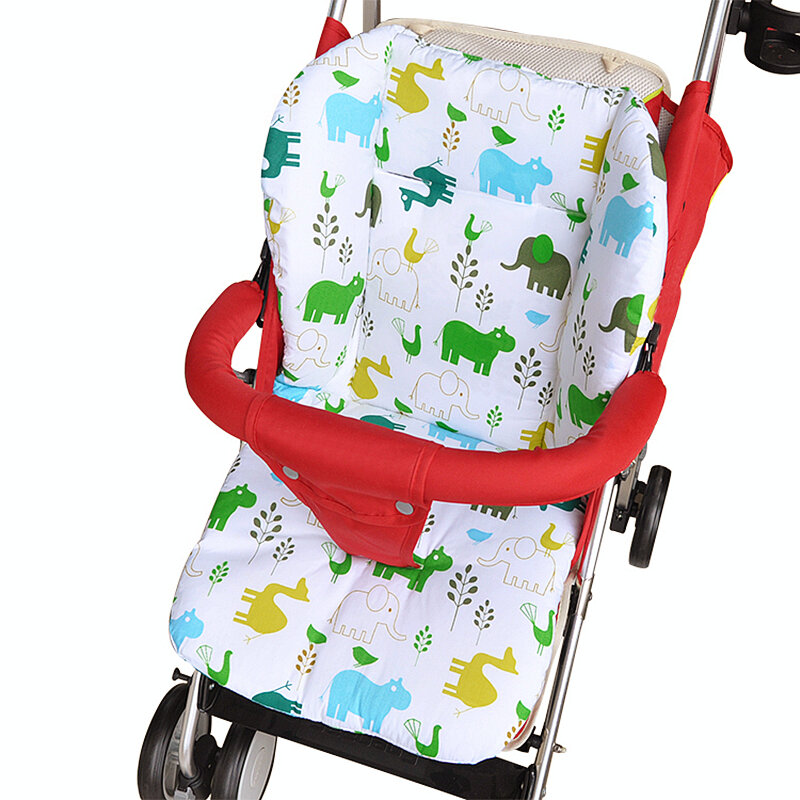 Cotton Elephant Baby Diaper Pad for Pushchair Baby Stroller Cushion Stroller Seat Pad Pram Mattress Cover Stroller Accessories