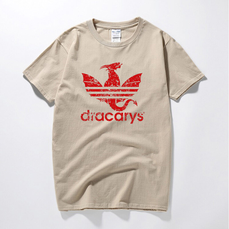 YUAYXEA Dracarys Esporte Unisex Adultos T-Shirt harajuku estilo Do Vintage T shirt Camisetas hombre Homens Tshirt Roupas