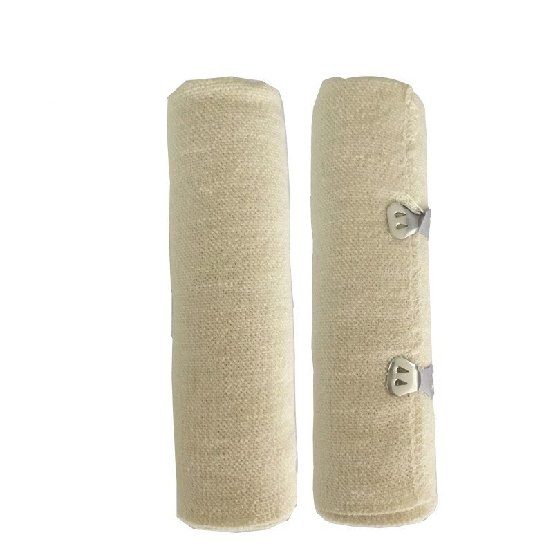 4 Bag 15cm x 450cm bendaggio elastico medico traspirante Spandex Non autoadesivo e materiale in cotone per fasciatura di garza fissa