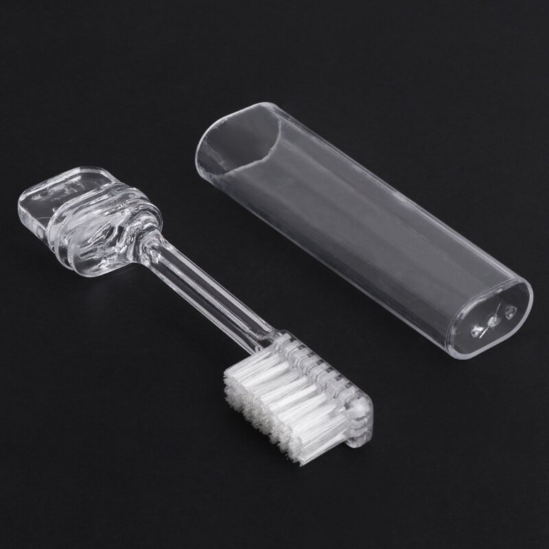Cepillo de dientes plegable portátil para viajes al aire libre, accesorio de plástico para acampar, Mar28