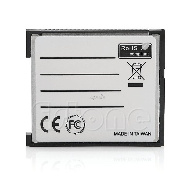 Adaptador de lector de tarjetas de memoria Flash, dispositivo compacto de velocidad SDXC SDHC SD a CF, tipo I, envío directo