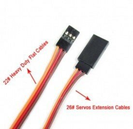 10 шт. * 26 # сервоудлинительный кабель 300 мм JR Color
