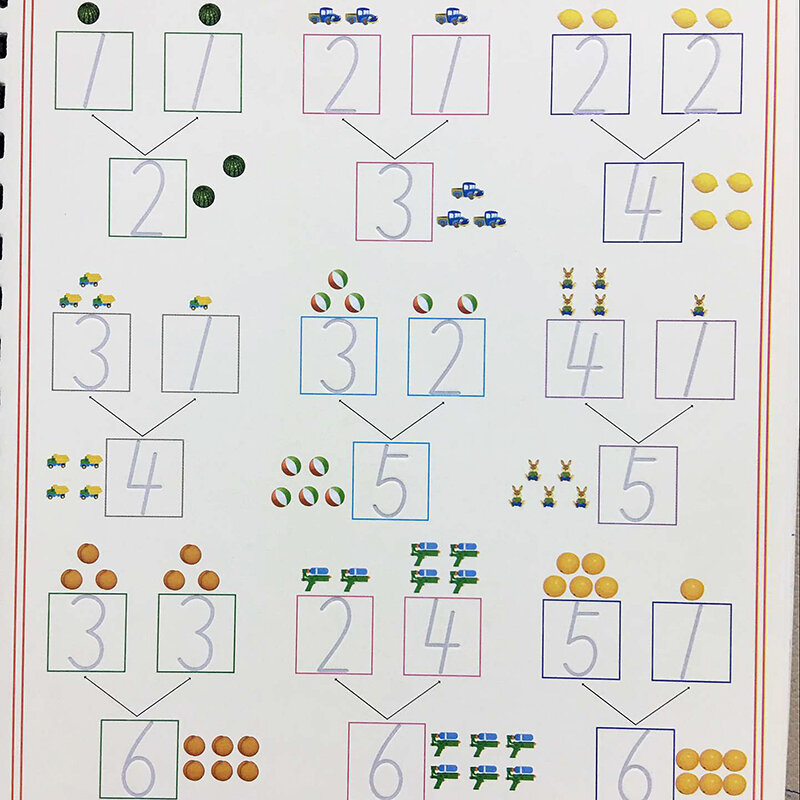 1 Pcs Kinderen Aantal Groef Schrift 0-100 Nummer Wiskunde Karakter Oefening Kleuterschool Baby Pre-School Te Schrijven de Tekst