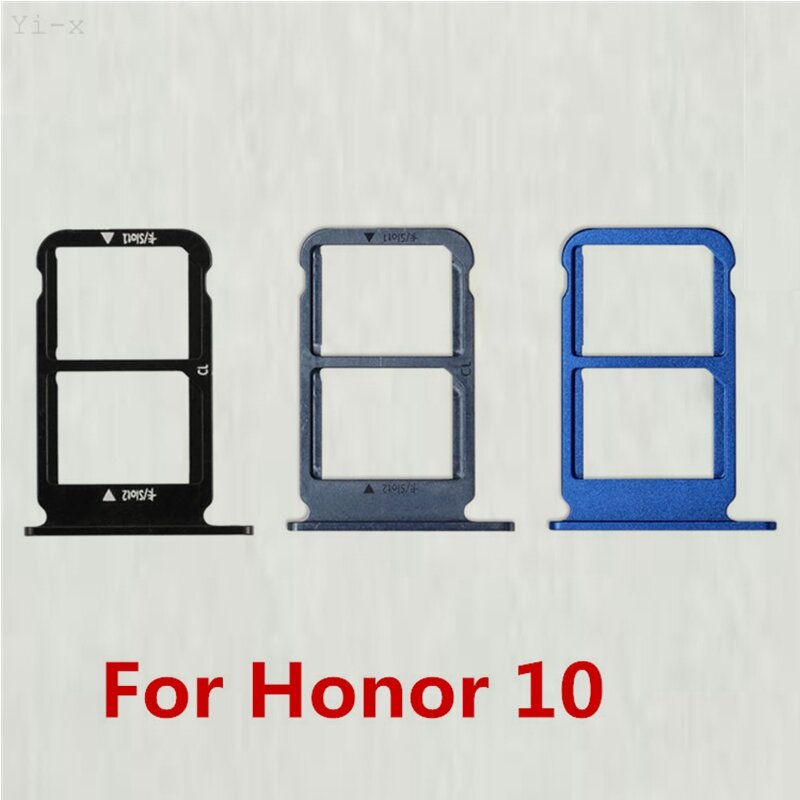 SIM Kaart Houder Voor Huawei Honor 10 Honor10 Sim card Slot Lade Vervangende onderdelen