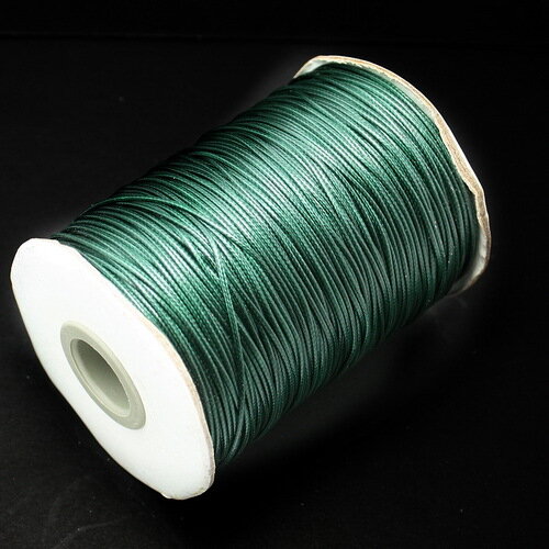 Free Shipping 15 meters 1MM Waxed Thread Cotton Cord String Strap Wholesale Necklace Rope Fit Bracelet