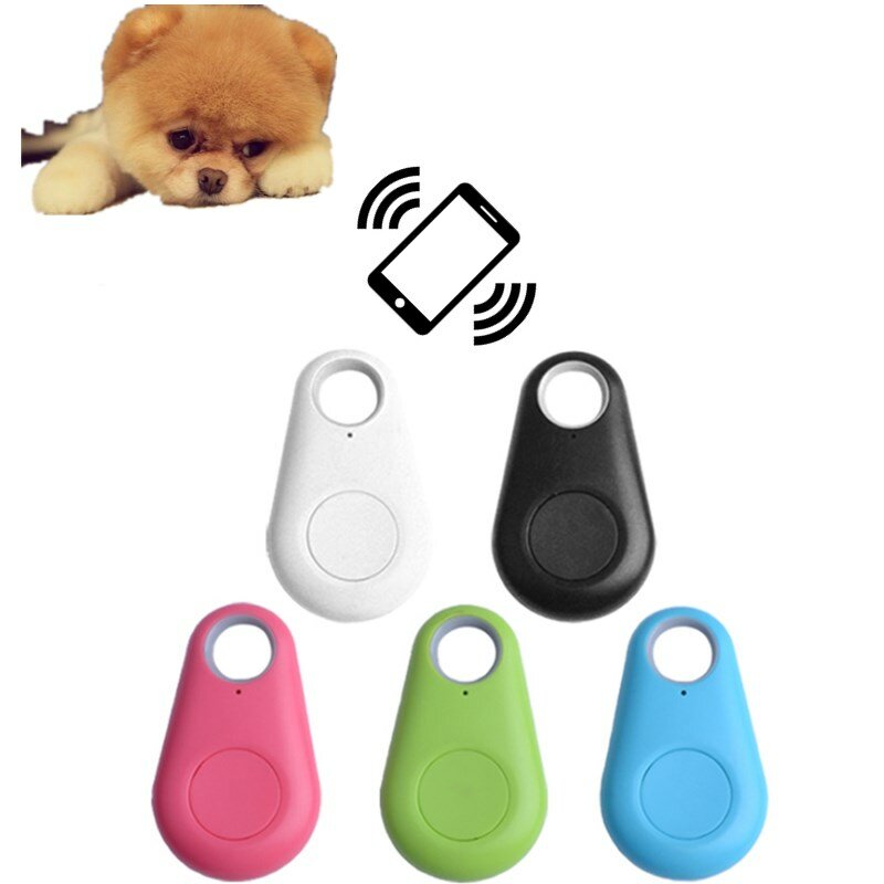 Mini rastreador GPS inteligente con Bluetooth para mascotas, alarma bidireccional antipérdida, bolsa para llaves de perro y gato, BILLETERA, rastreador para niños sin batería