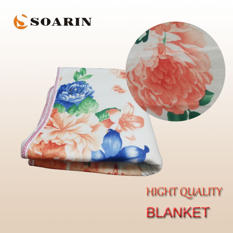 SOARIN-manta eléctrica con calefacción de 150x70cm, calentador corporal de colchón, 220v