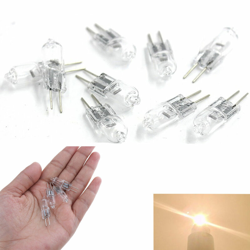 10Pcs/Lot Top Quality Halogen G4 Bulb DC 12V Type G4 Halogen Lamps Lights 20W Clear Each Bulb With An Inner Box For Home Decor
