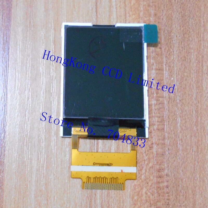 1.8 polegada tft spi porta serial lcd tela colorida 18pin 128*160 st7735s pino espaçamento 0.8mm z180sn007 para gm328a transistor tester