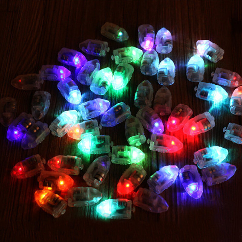50 Stks/partij Mini Kleine Led Ballon Flash Lamp Papieren Lantaarn Voor Kerst Wedding Party Decor Licht Bz