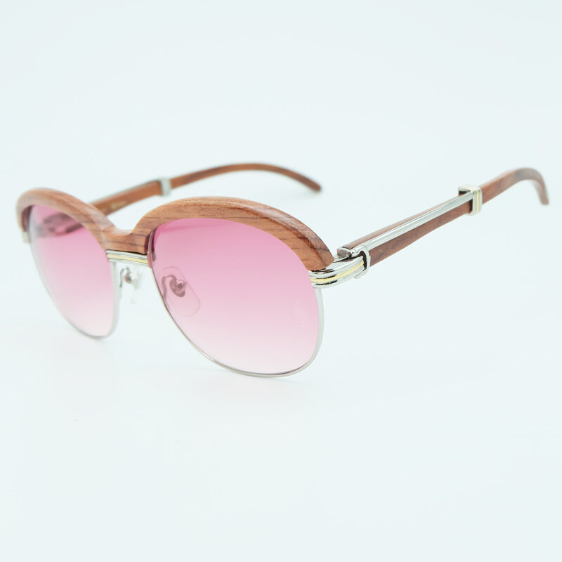Деревянные солнцезащитные очки в оправе, деревянные солнцезащитные очки для мужчин, розовые солнцезащитные очки для мужчин, модные солнцез...