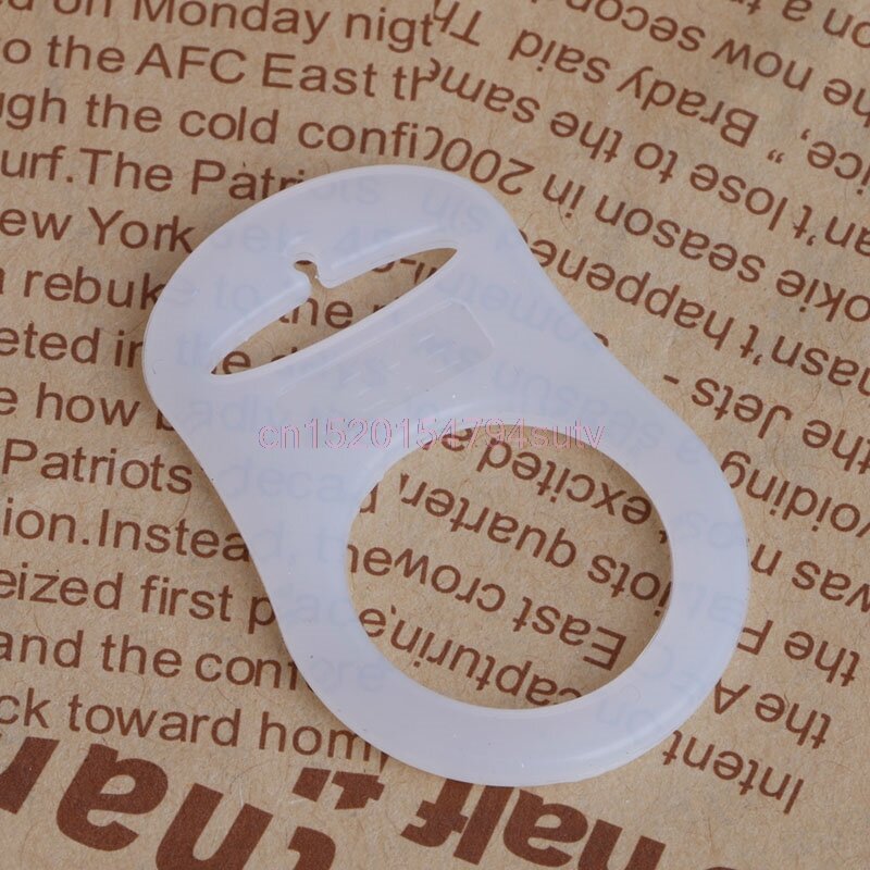 Adattatore per Clip porta ciuccio manichino per anello mamma 5 pezzi pulsante in Silicone Multi colori per accessori per neonati