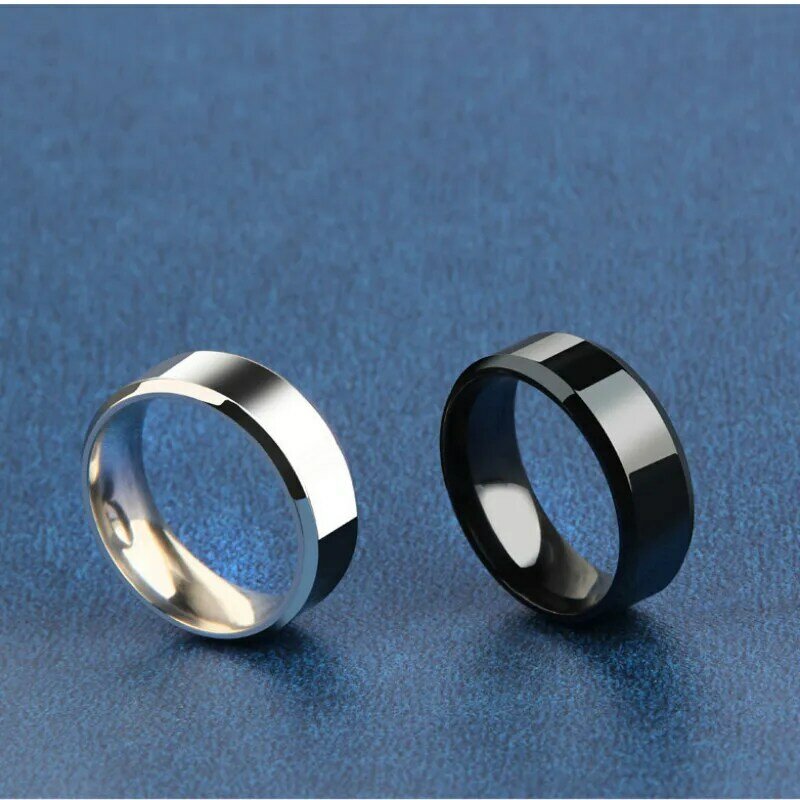 Zwart Titanium Ring