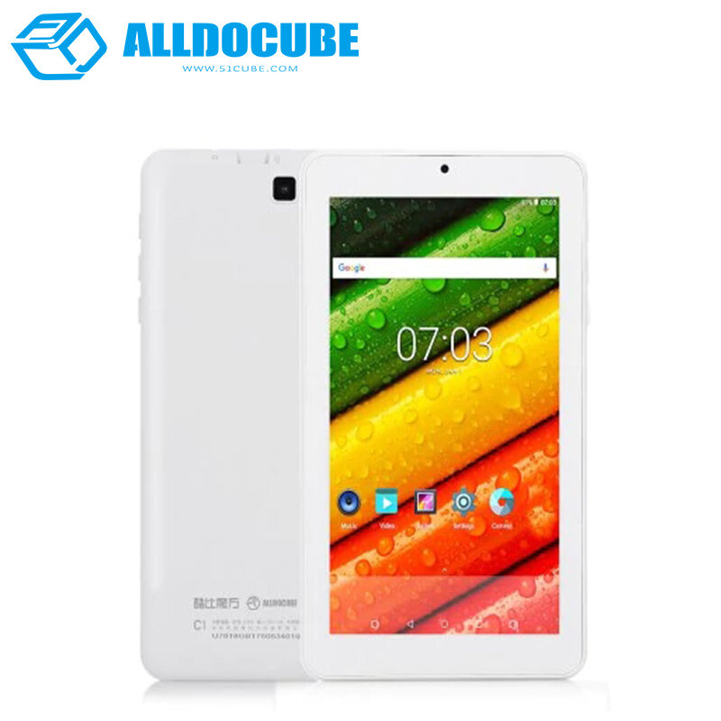 ALLDOCUBE C1 7inch Tablets PC  1024*600 IPS Android7.1 RK3126 Quad Core 1GB Ram 8GB Rom Bluetooth Dual Camera