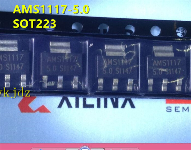 AMS1117-ADJ AMS1117-5.0 AMS1117-1.8 AMS1117-2.0 AMS1117-1.2 SOT-223, 오리지널 제품, 신제품, 오리지널 빠른 배송, 로트당 10 개