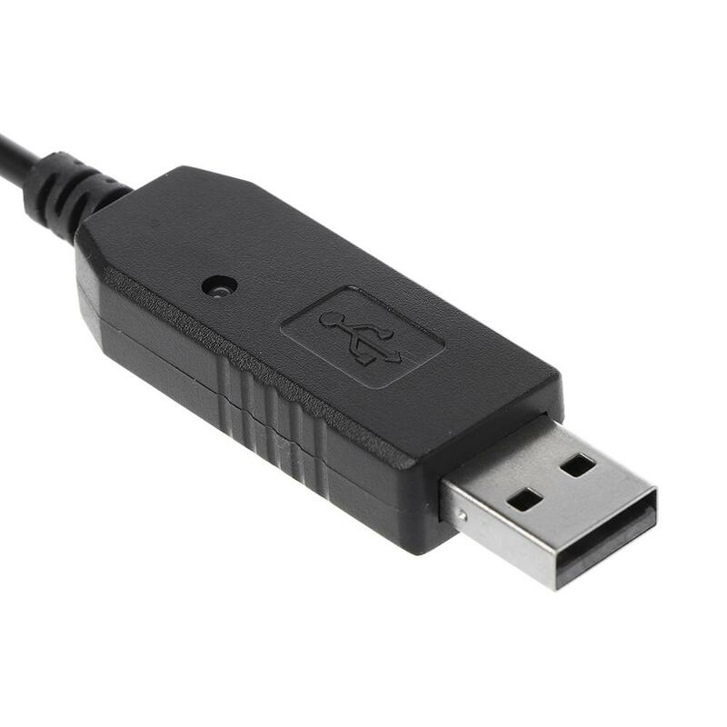 USB شاحن كابل مع مؤشر ضوء لارتفاع قدرة BaoFeng UV-5R تمديد بطارية BF-UVB3 زائد Batetery هام اسلكية تخاطب Ra