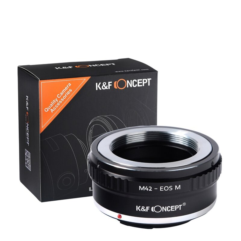 K & F Konzept Marke Neue Adapter für Alle M42 Schraube montieren Objektiv für Canon EOS M Kamera (für M42-EOS M)