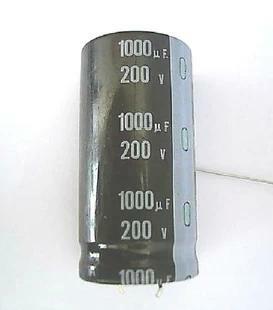 Condensateur électrolytique 200V, 1000UF, pièces détachées
