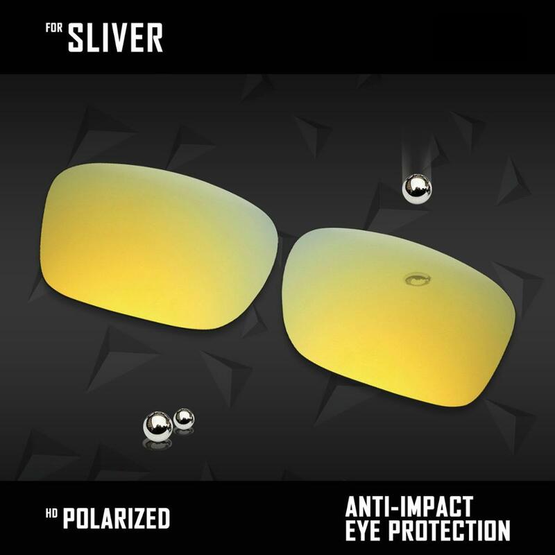 Sostituzione lenti OOWLIT per occhiali da sole Oakley Sliver OO9262 polarizzati-Multi colori
