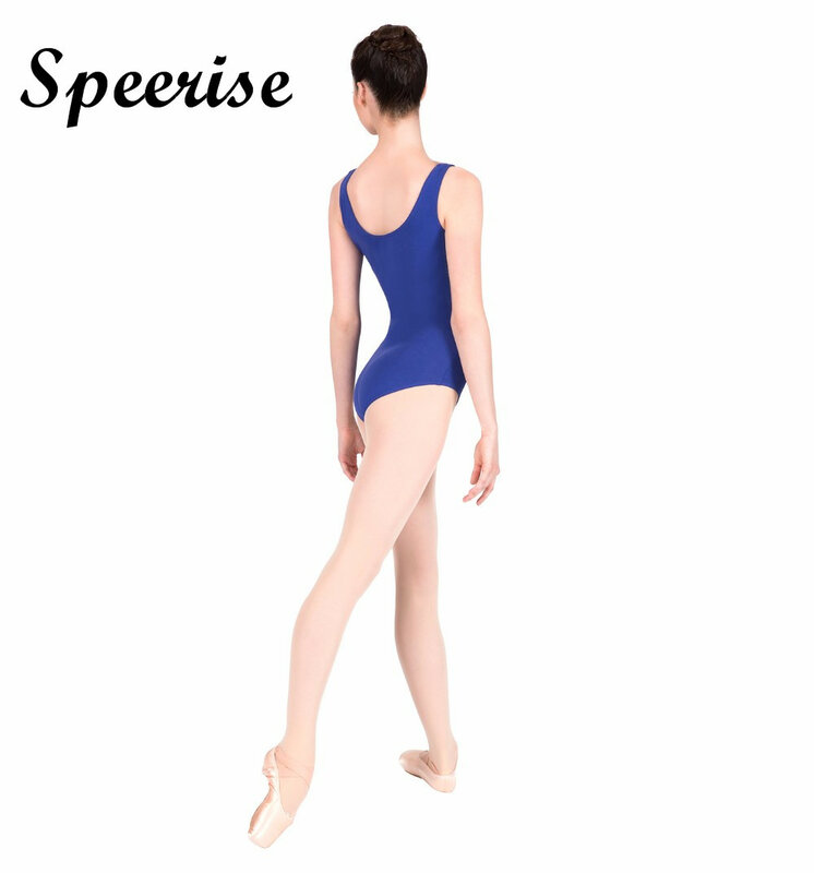 Speerise-ثوب رقص نسائي بدون أكمام ، لباس رقص للجمباز ، قابل للتمدد ، زي قصير للبالغين