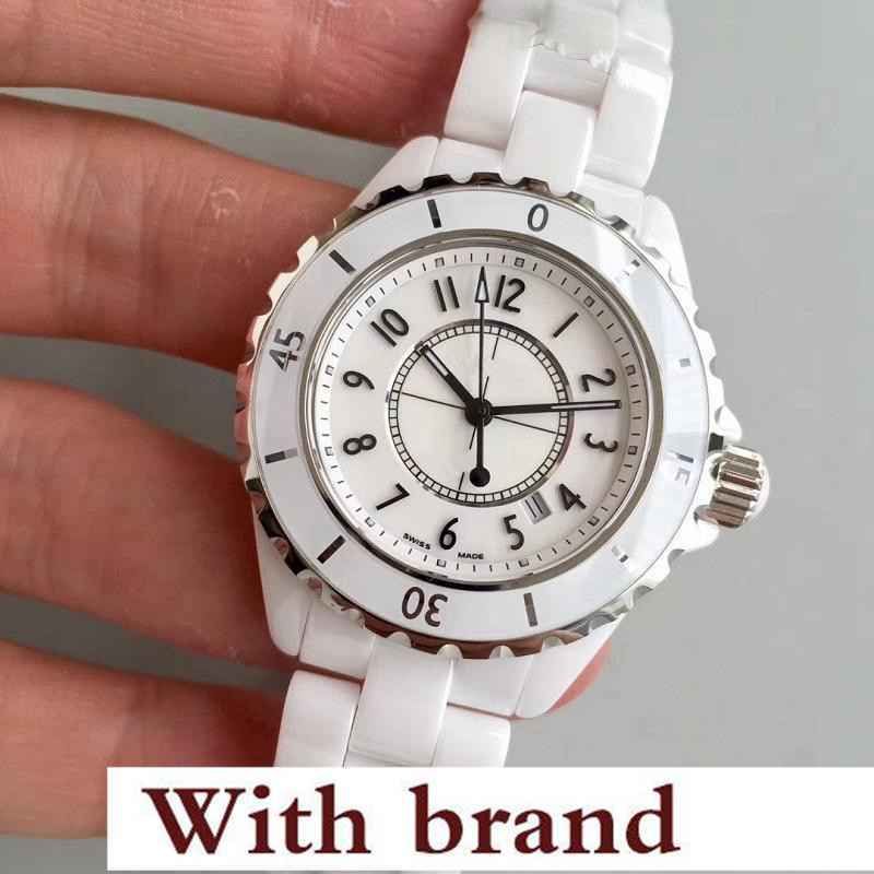 New Lovers Watch Mens Fashion Women Watch Luxury Casual Waterproof Quartz Ceramic Watches Ladies Wristwatch Gifts Female