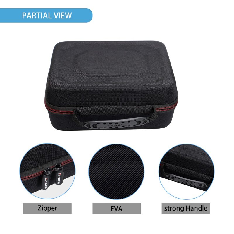 LTGEM EVA 하드 케이스, 캐논 셀피 CP1200 및 CP1300 무선 컴팩트 포토 프린터 용, 여행용 보호용 휴대 보관 가방