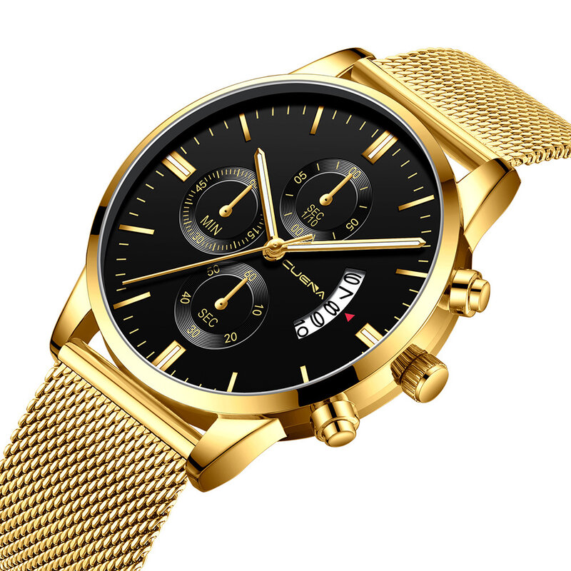 2019 nova marca relogio masculino relógios masculinos moda esporte banda de aço inoxidável relógio quartzo relógio de pulso negócios reloj hombre