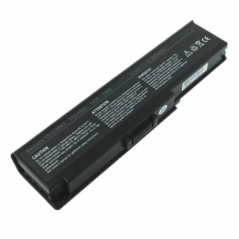 Nueva batería de ordenador portátil para Dell Inspiron 1420 Vostro 1400 312-0543 312-0584 451-10516 FT080 FT092 KX117 NR433 WW116