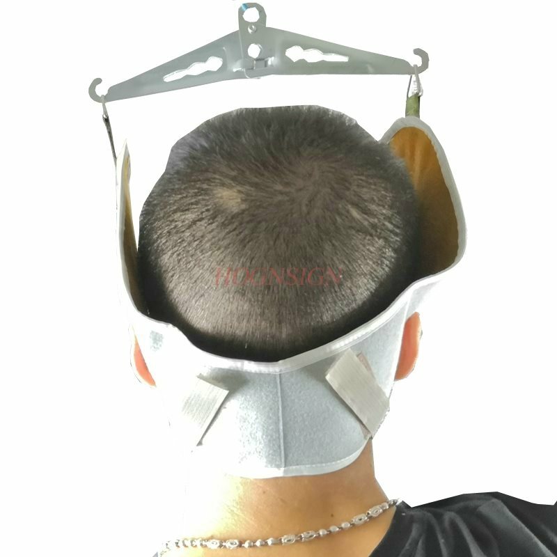 Ceinture de traction cervicale médicale, dispositif d'étirement du cou et support métallique, cadre de traction à crochet spécial