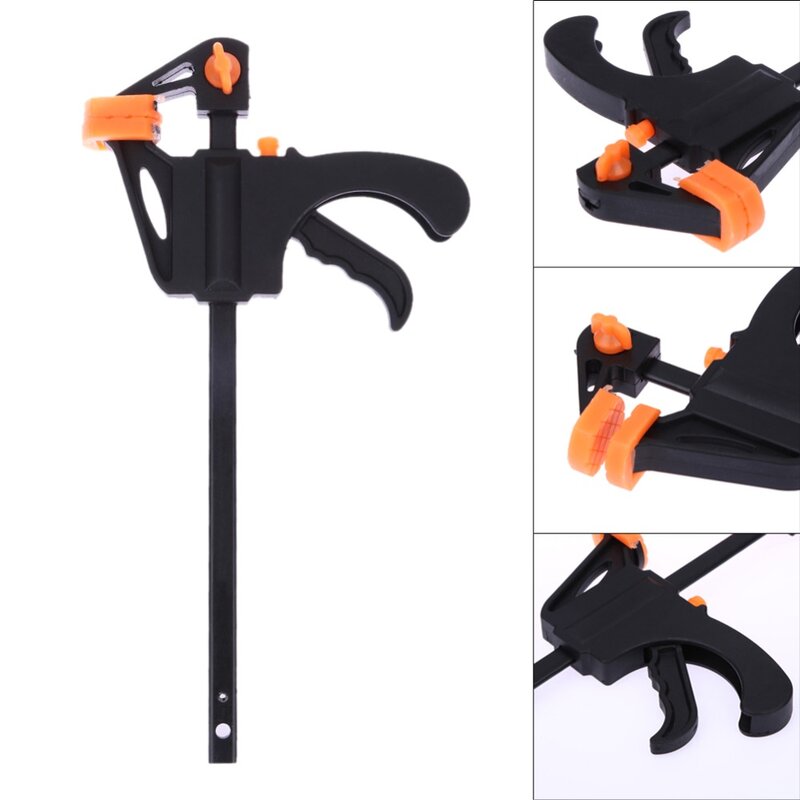 4 inch F Type Woodworking Clip Quick Grip Clamp Heavy Duty Carpenter Tool