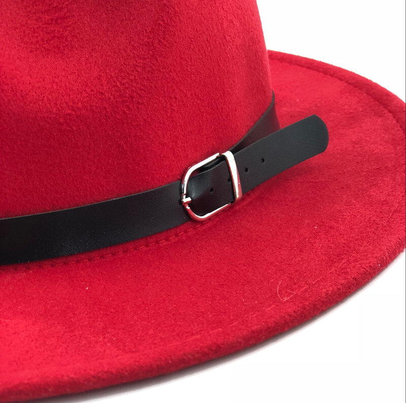 Darmowa wysyłka 2022 nowych moda mężczyzna fedoras moda damska jazzowy kapelusz lato wiosna czarny z wełny cap odkryty codzienny kapelusz X XL