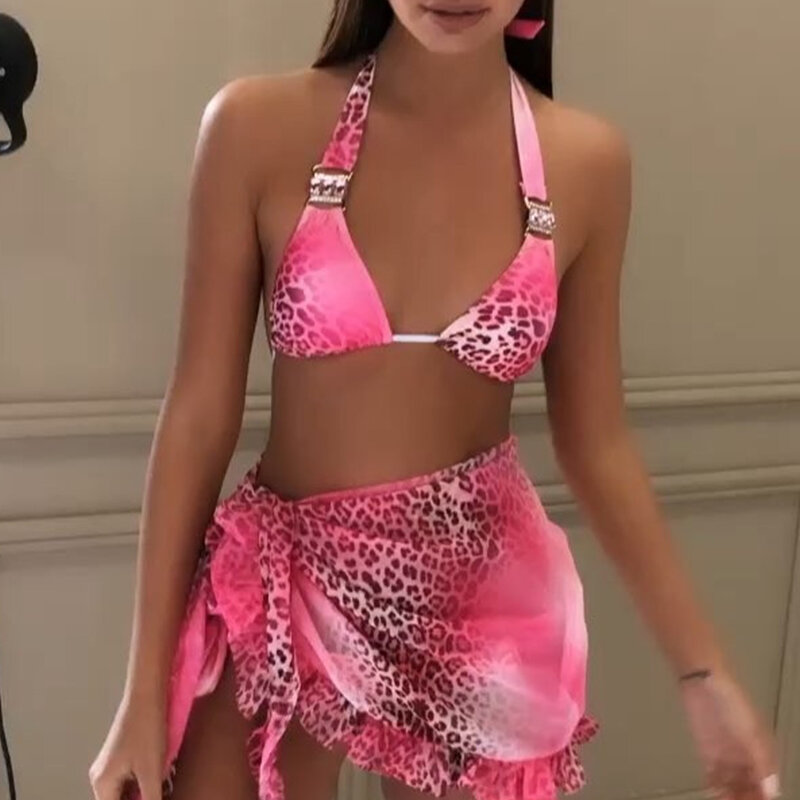 Peachtan Sexy rose serpent imprimé bikini 2019 micro maillot de bain femme biquini été brésilien maillot de bain femme