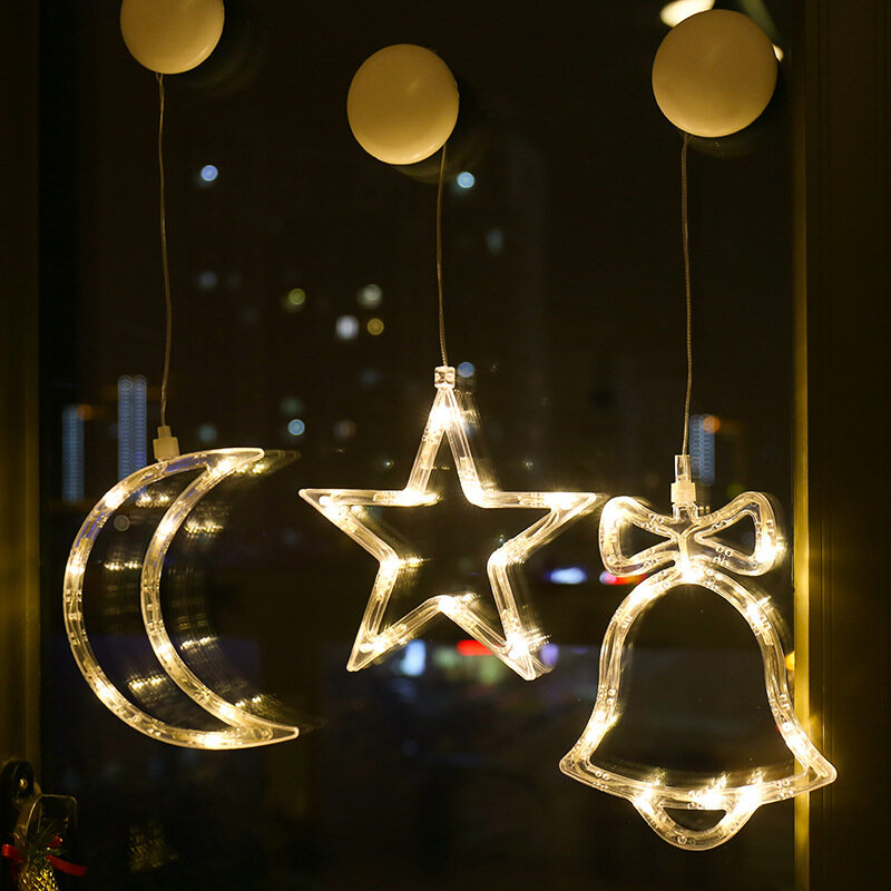 Mycyk السنة الجديدة عيد الميلاد التسوق نافذة غرفة نوم الزجاج لصق ins الإبداعية أضواء الزخرفية الربيع مهرجان الديكور الصغيرة الساخن