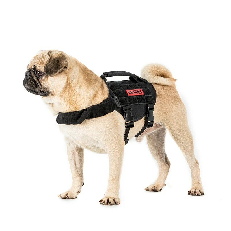 OneTigris Colete para cães de tamanho pequeno, Caminhada, Caminhada, Caça, Militar Tático, Training Harness for Service Dog