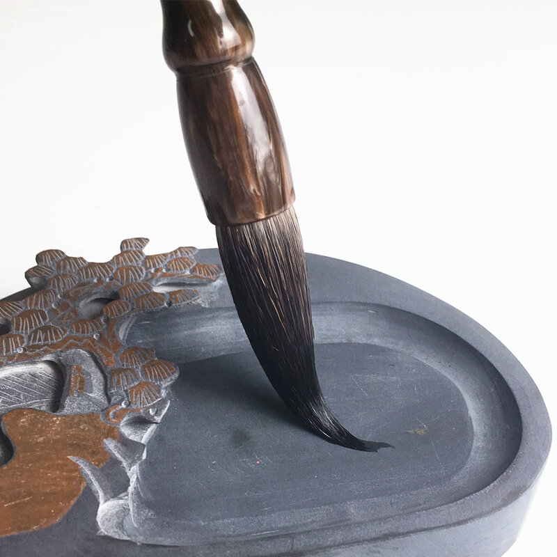 Calligrafia cinese pennello penna capelli orso tramoggia più grande script di regolare hopper-a forma di pennello di pittura pratica di calligrafia pennello