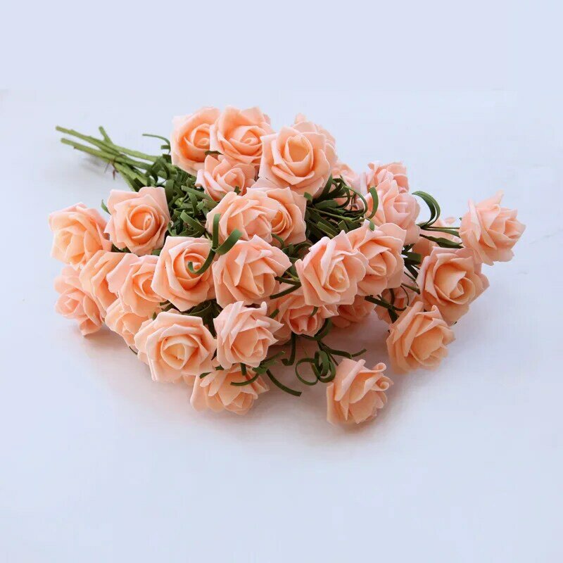 Pasokan Bunga Buatan Gelembung Gelembung Ruang Tamu Besar dengan Bunga Dekoratif Mawar Perhiasan Alat Peraga Menembak