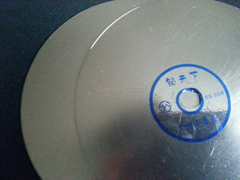 6 zoll diamant flache polieren runde discs für lapidar, polieren pads grit #3000