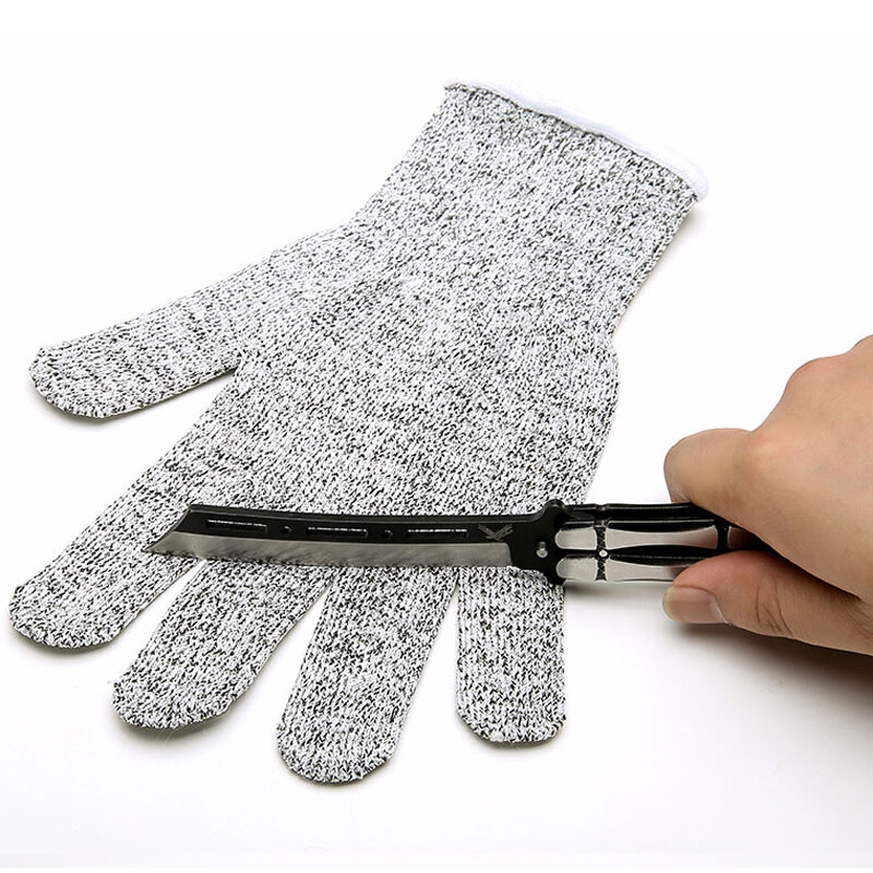 Перчатки защитные, устойчивые к порезам, из нержавеющей стали, Проволочная металлическая сетка, кухонные перчатки для мясника
