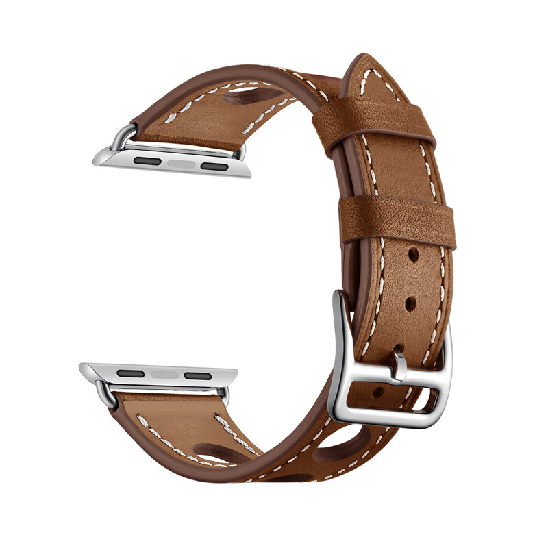 Bracelet en cuir véritable bracelet pour bracelet de montre apple 4 5 44mm 40mm 42mm 38mm bracelet de montre solide et durable pour iwatch 5/4/3/2/1